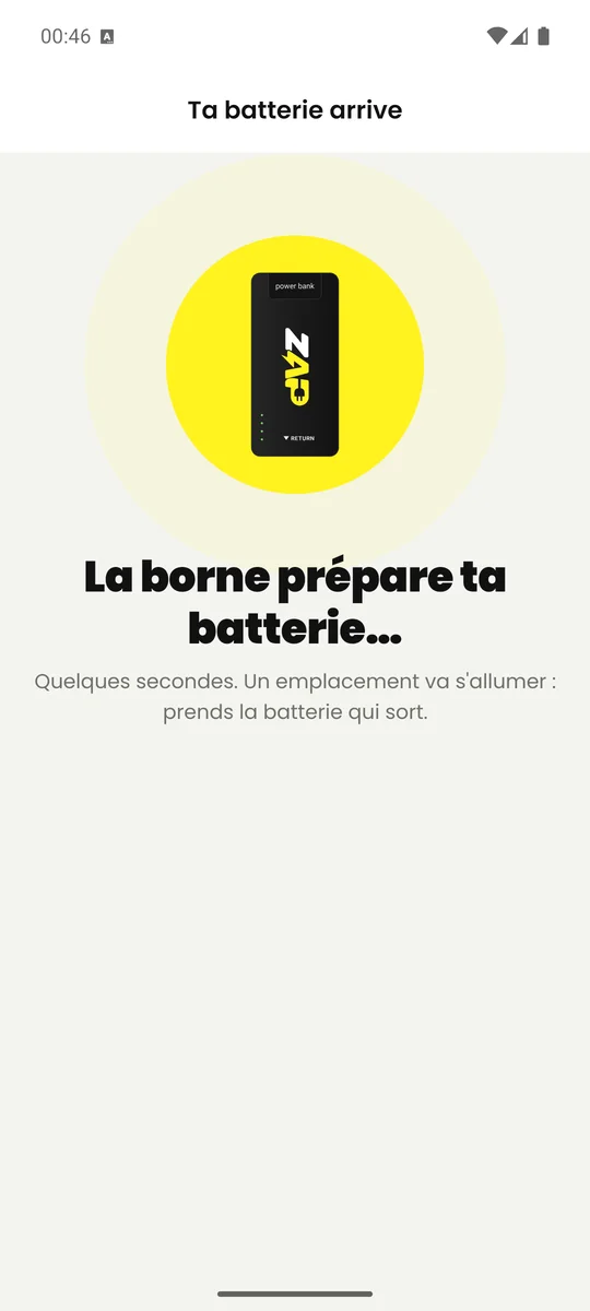 Écran Zap : la borne prépare ta batterie